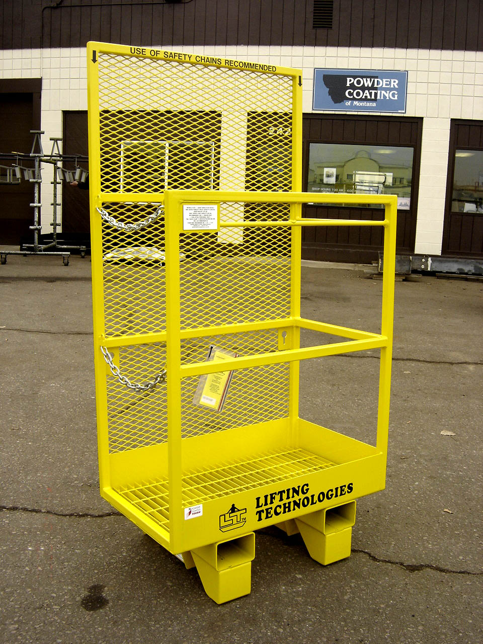 Custom Forklift Man Basket Lifting Technologies