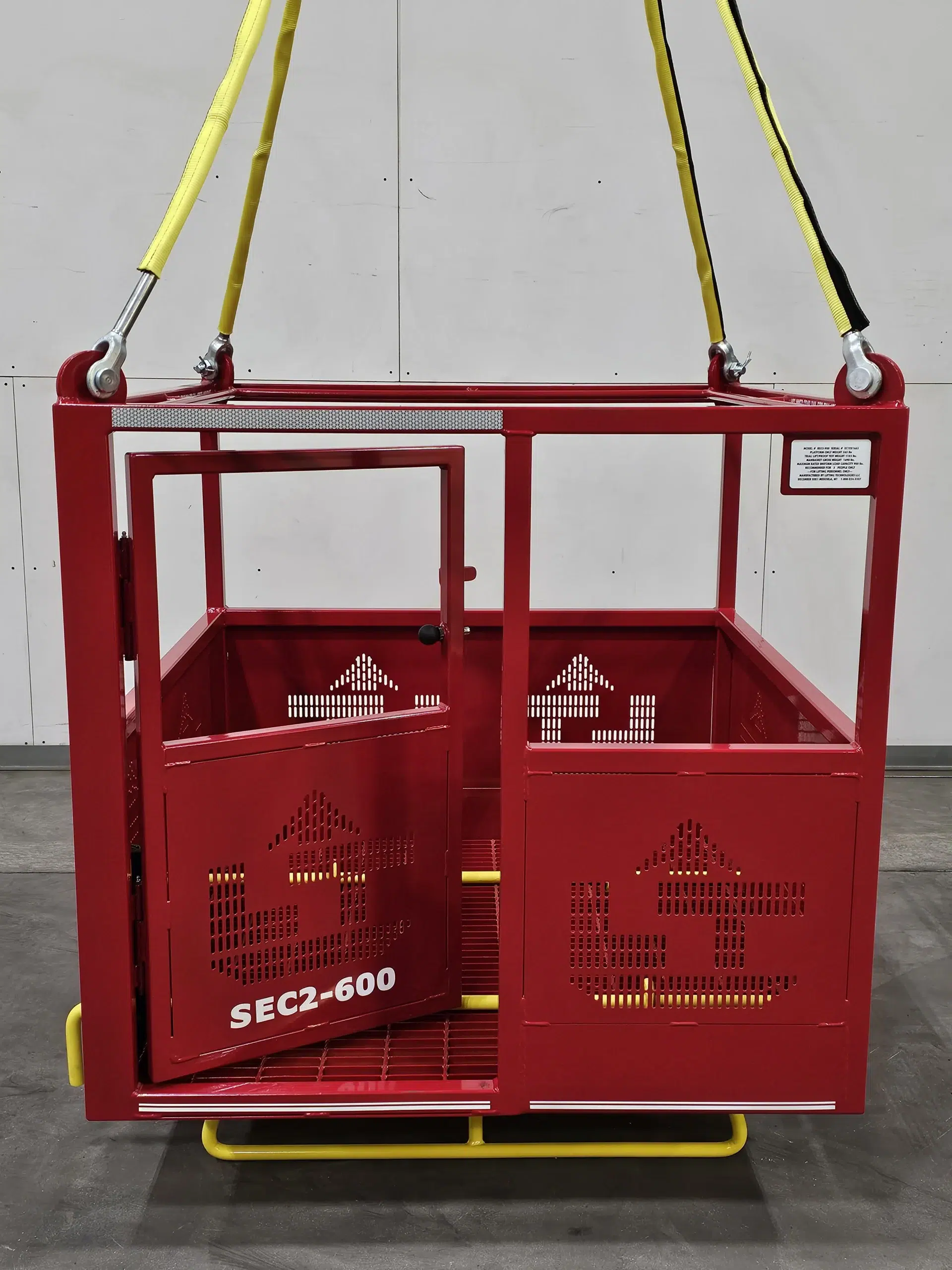 SEC2-600 Square Professional Crane Man Basket | Professional Model