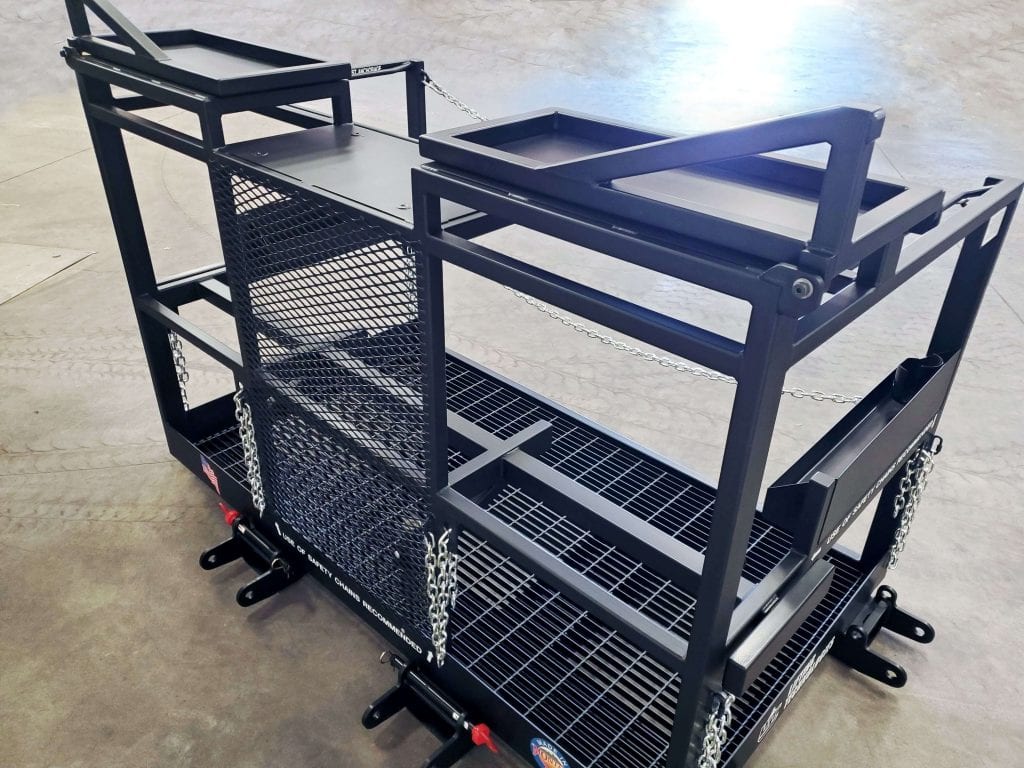 Custom Professional Forklift Mounted Man Basket Lifting Technologies