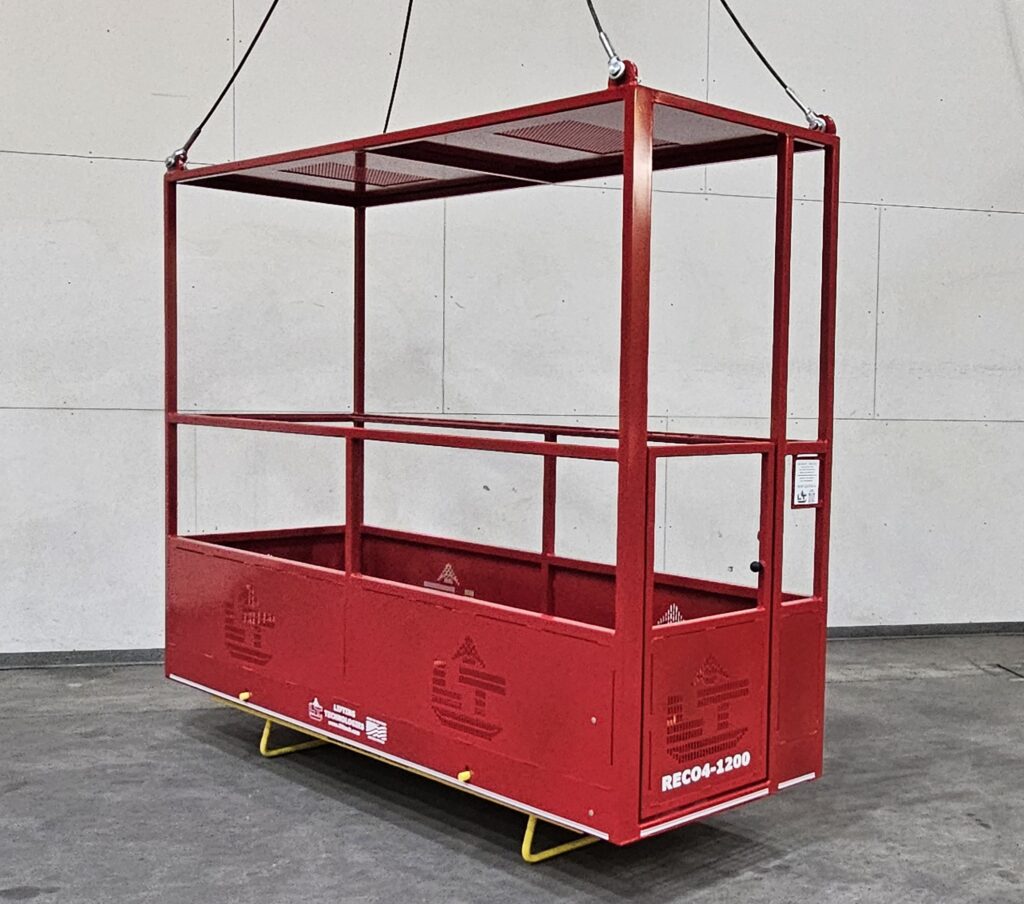 RECO4-1200 Rectangular Professional Man Basket With Overhead Protection