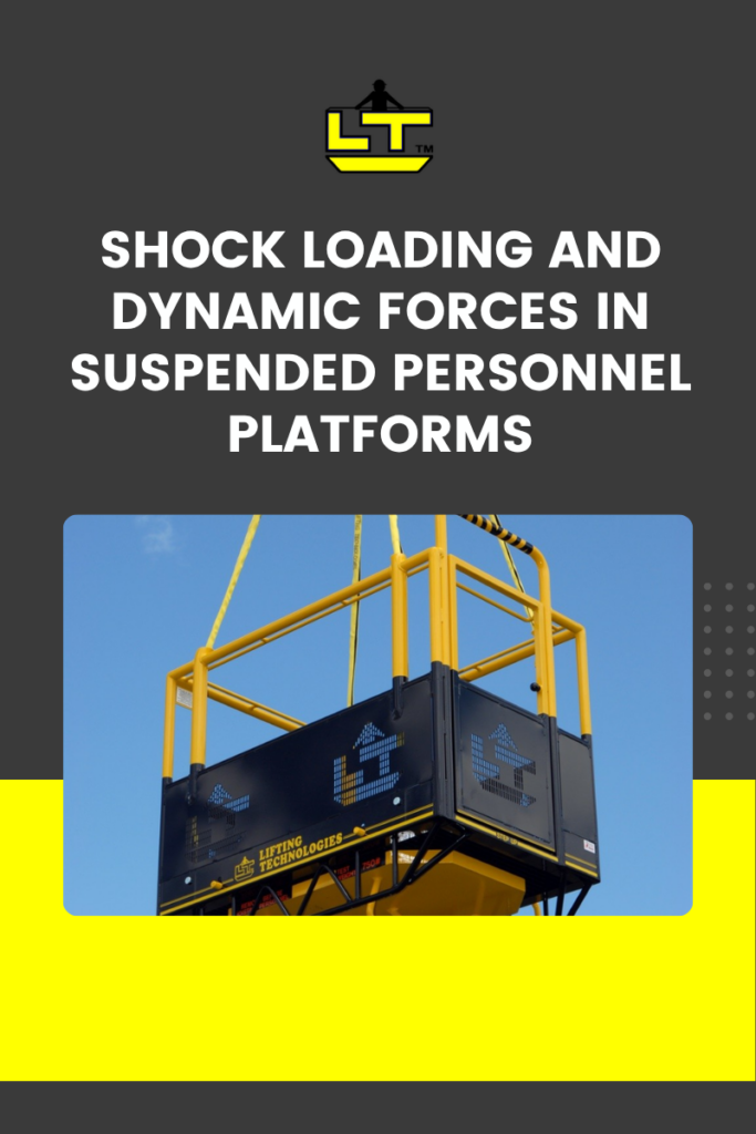 crane man basket shock loading