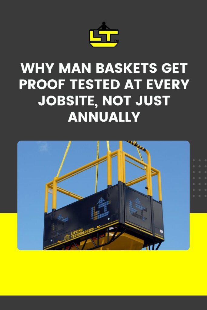 man basket proof testing requirements